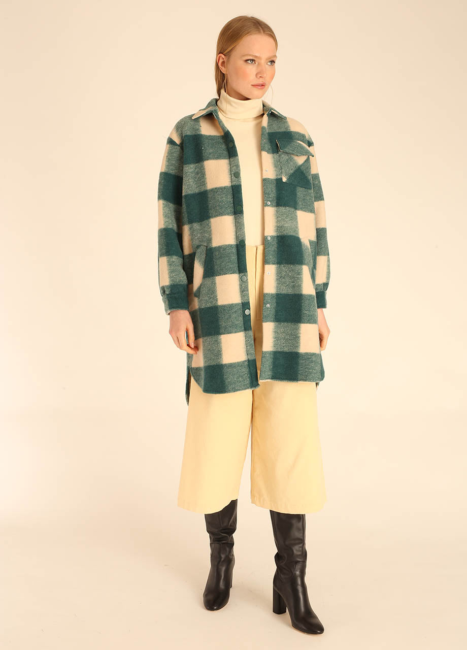 pepaloves SQUARES OVERSHIRT GREEN ÚLTIMAS EDICIONES