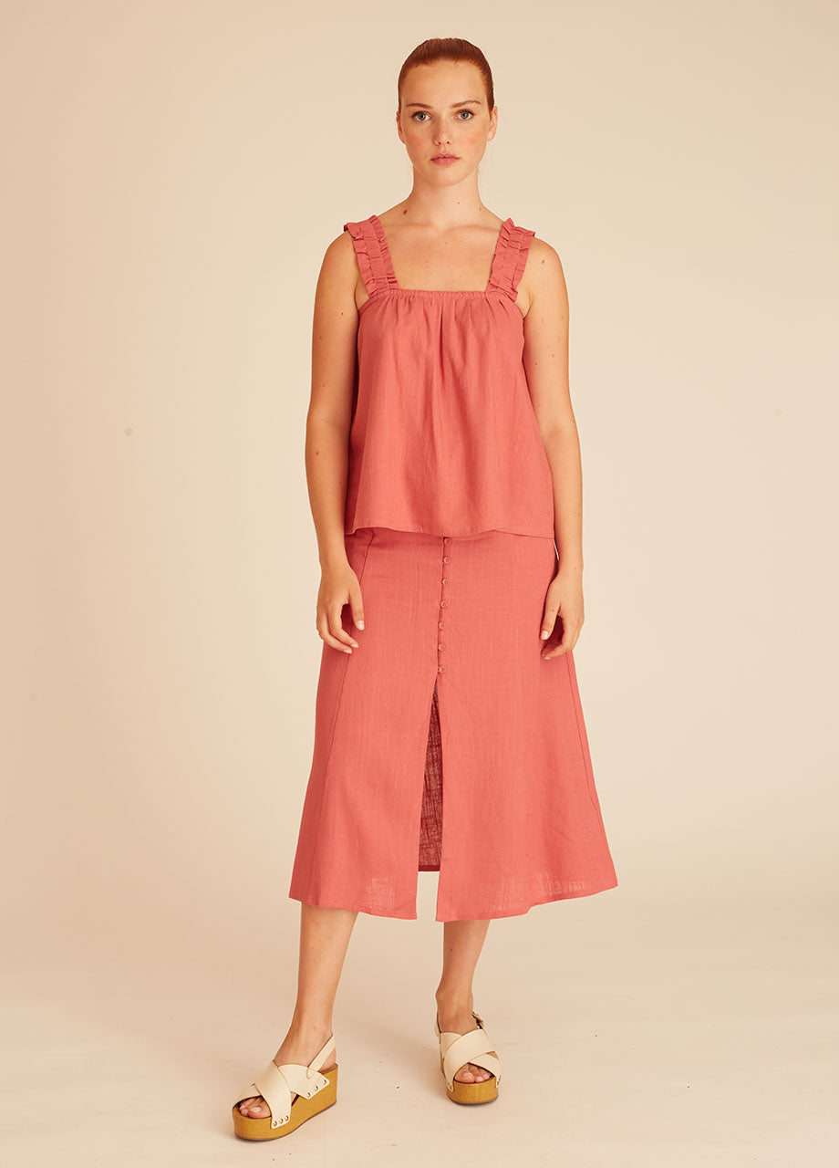 pepaloves LINEN TOP PINK Limitado a 3 días