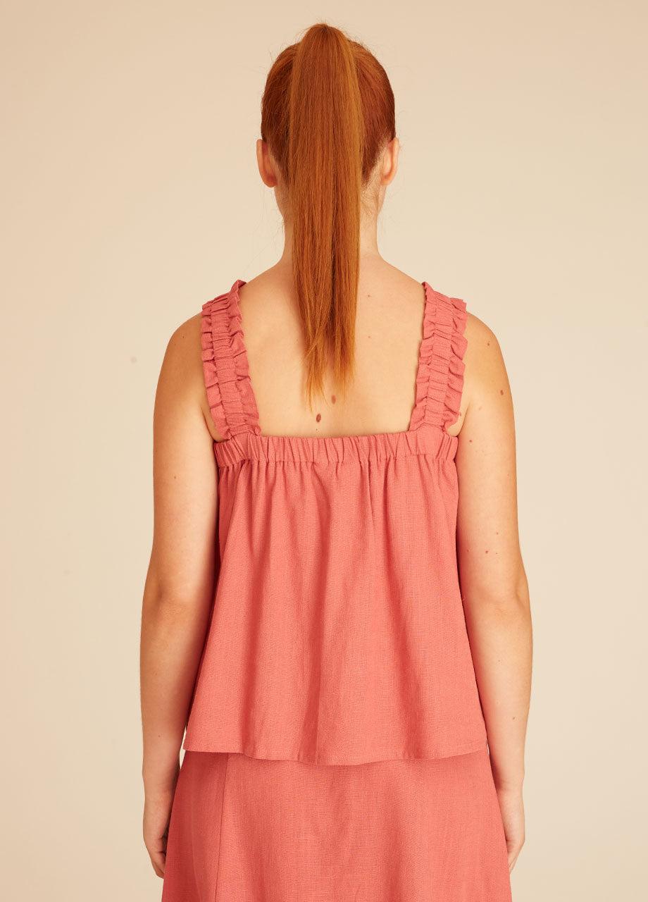 pepaloves LINEN TOP PINK Limitado a 3 días