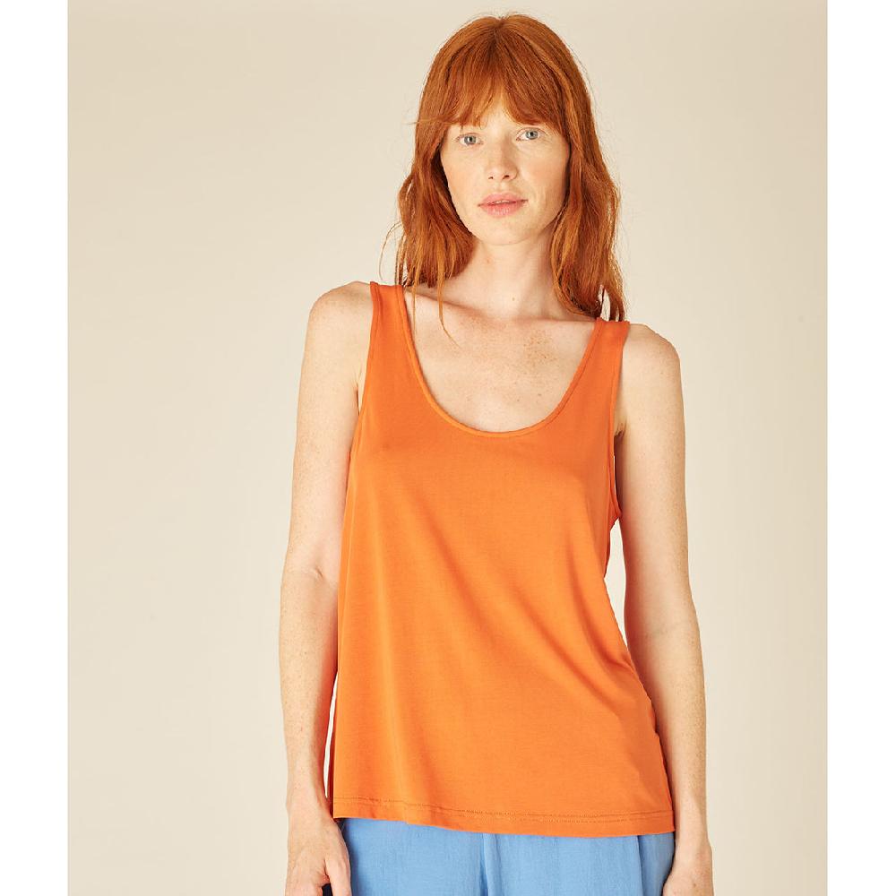 pepaloves MODAL TANK TOP ORANGE Rebajas de fin de temporada