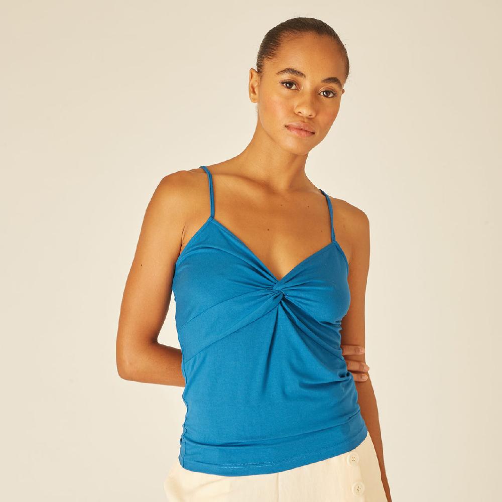pepaloves STRAP TOP BLUE