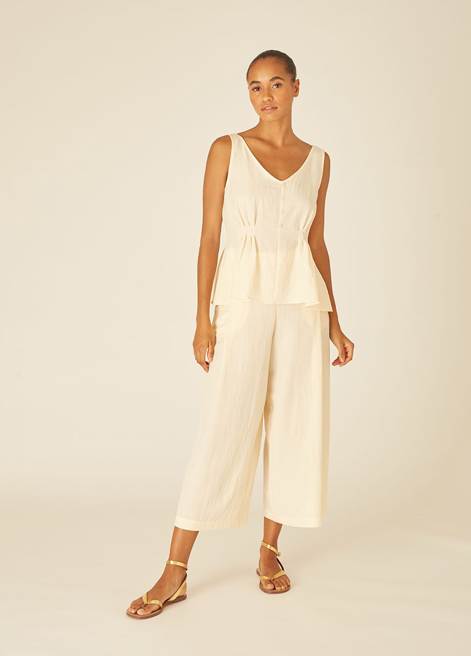 pepaloves BLUSA EVASÉ CREMA Outlet