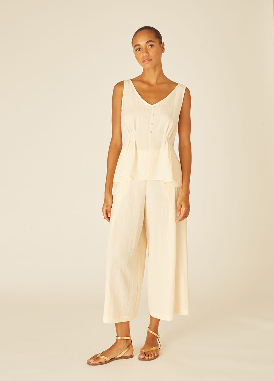 pepaloves BLUSA EVASÉ CREMA Outlet