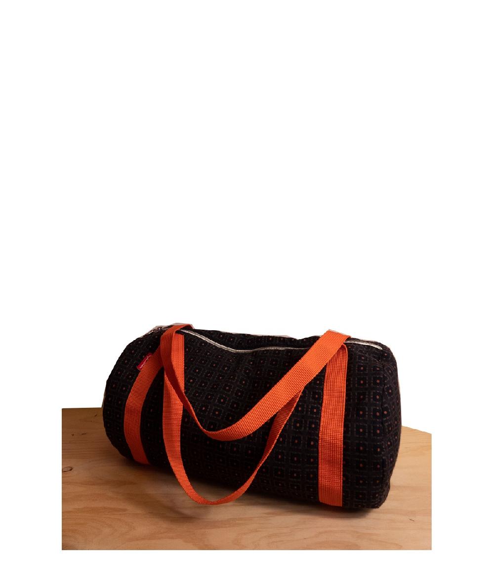 perpetummobile Bolsa de deporte marrón con greca naranja Envío internacional gratuito