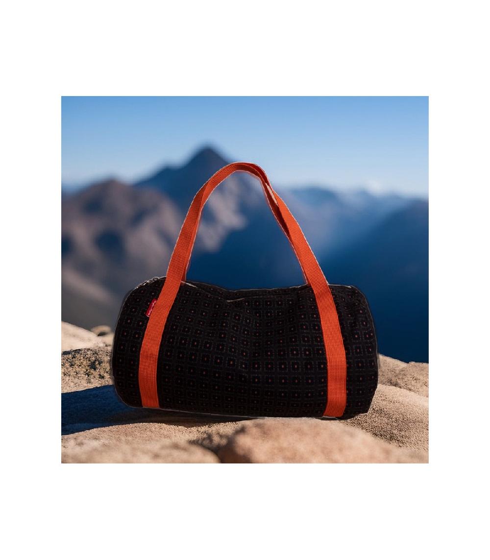 perpetummobile Bolsa de deporte marrón con greca naranja Envío internacional gratuito