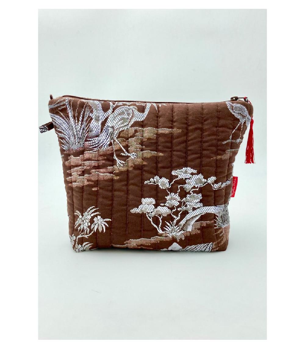 perpetummobile Pouch o bolso de mano damasco marrón oscuro Última moda