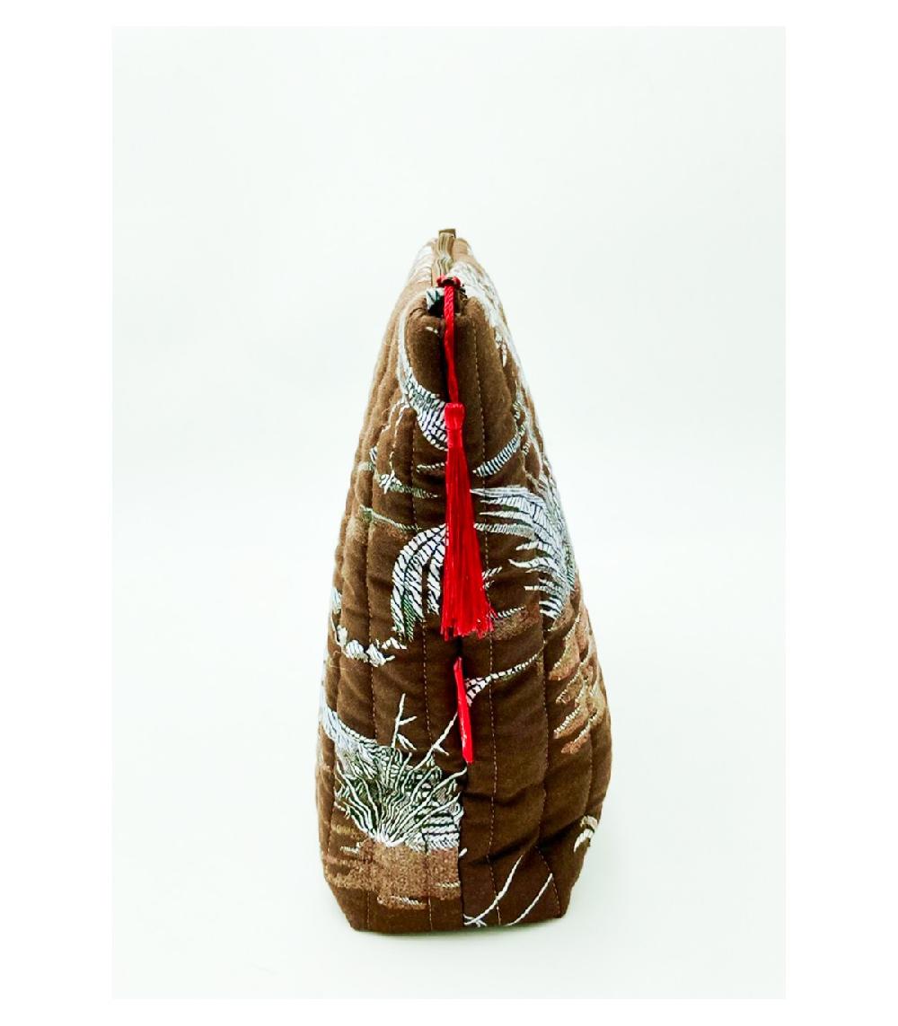 perpetummobile Pouch o bolso de mano damasco marrón oscuro Última moda