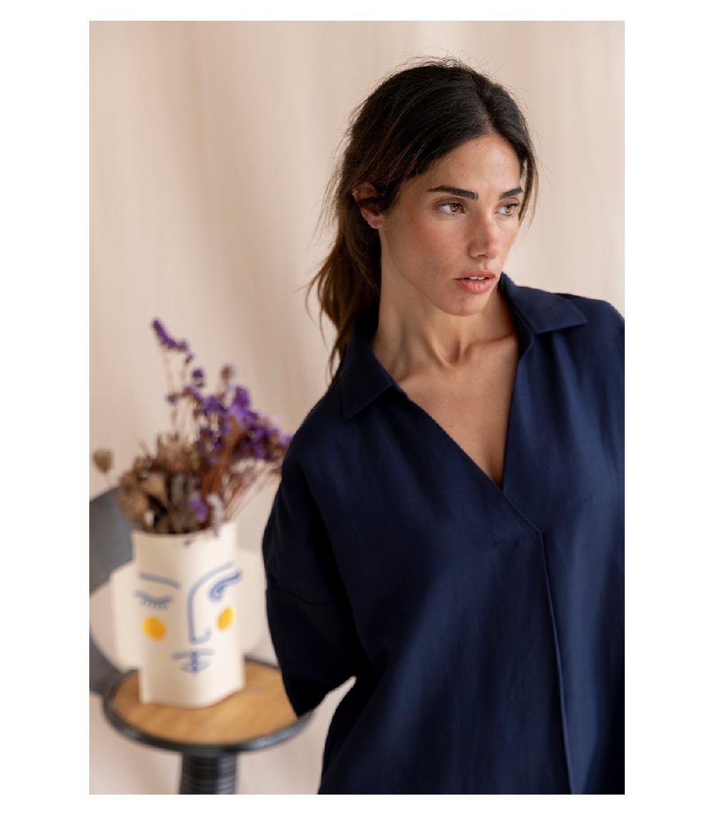 perpetummobile Vestido kaftán Tanis azul Precio ultrabajo