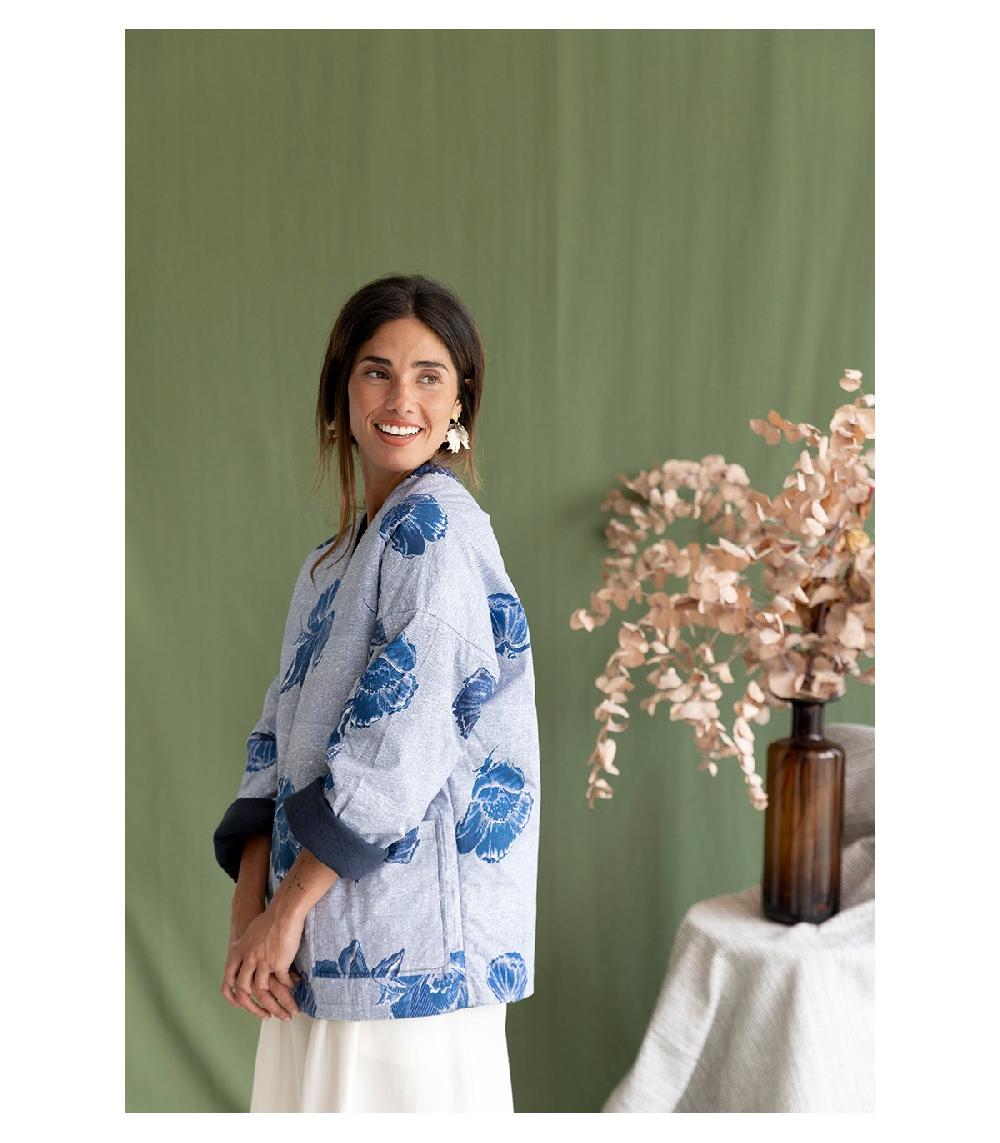 perpetummobile Kimono AZUL reversible Regina En oferta