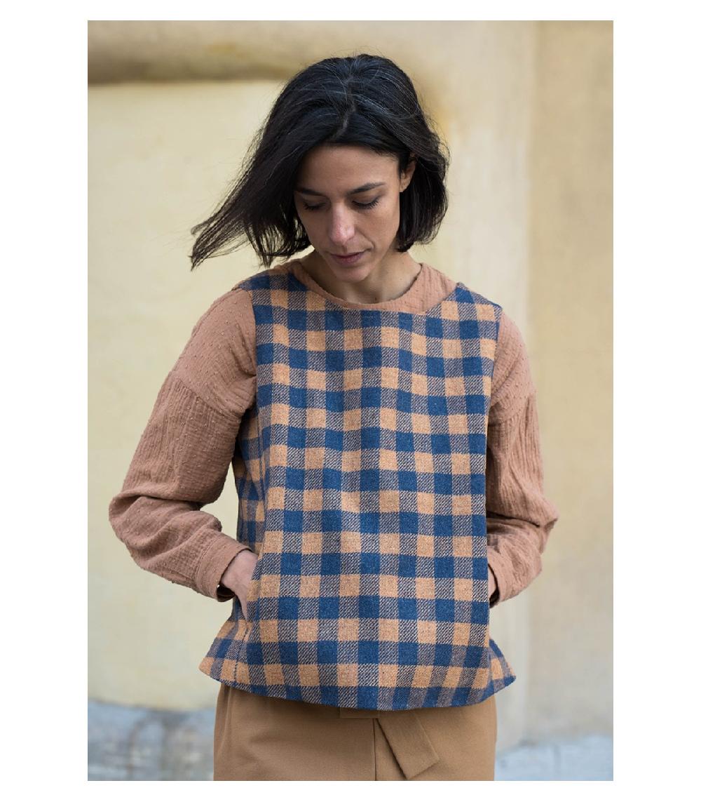 perpetummobile Chaleco Teo cuadro Vichy azul Rebajas top