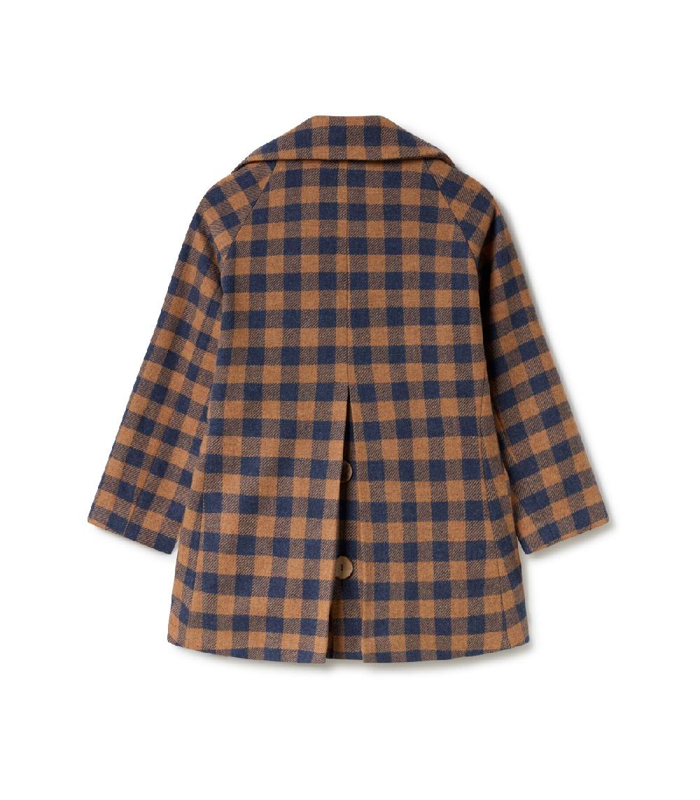 perpetummobile Chaquetón MAE de cuadro Vichy azul Últimos 3 días