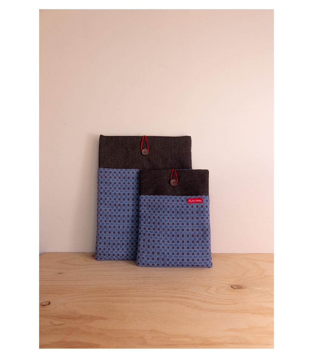 perpetummobile Funda de ordenador tipo sobre jacquard azul Grandes descuentos