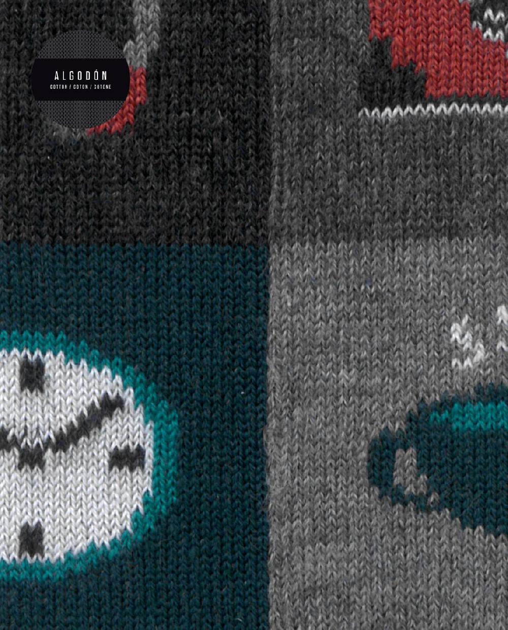 punto blanco Calcetines de algodón - cuadros con motivos Venta caliente