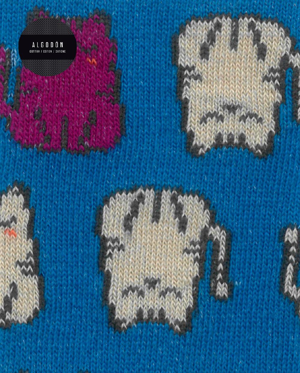 punto blanco Calcetines de algodón - gatos Ofertas de temporada