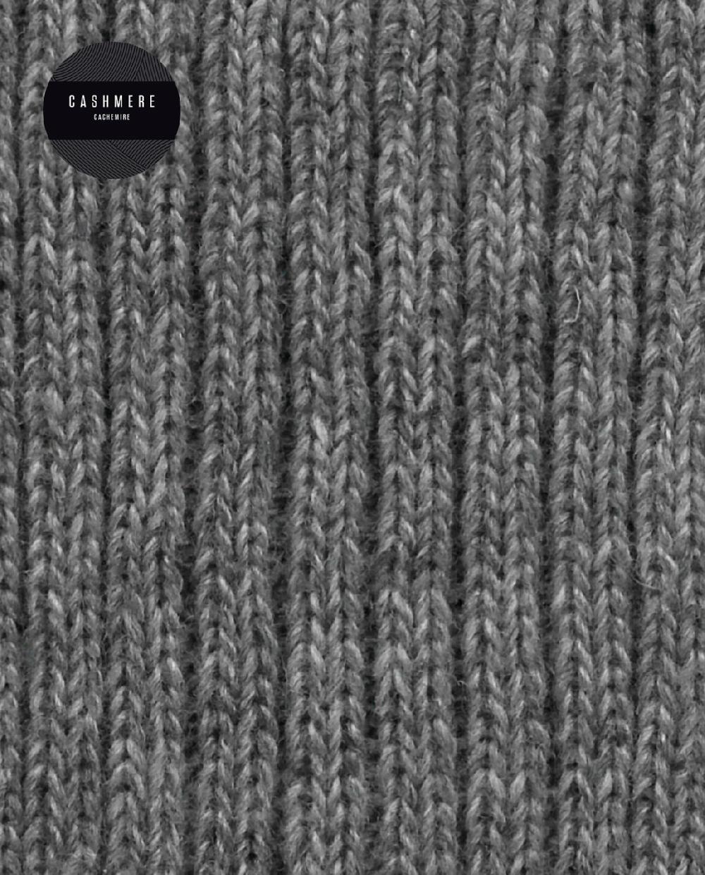 punto blanco Calcetines de cashmere/lana - con canalé Venta caliente
