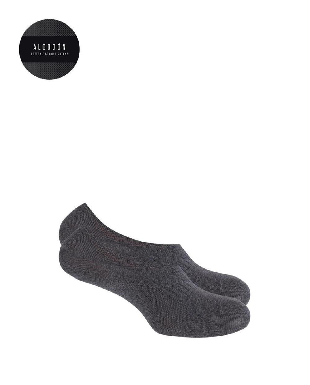 punto blanco Pack de 2 calcetines invisibles lisos