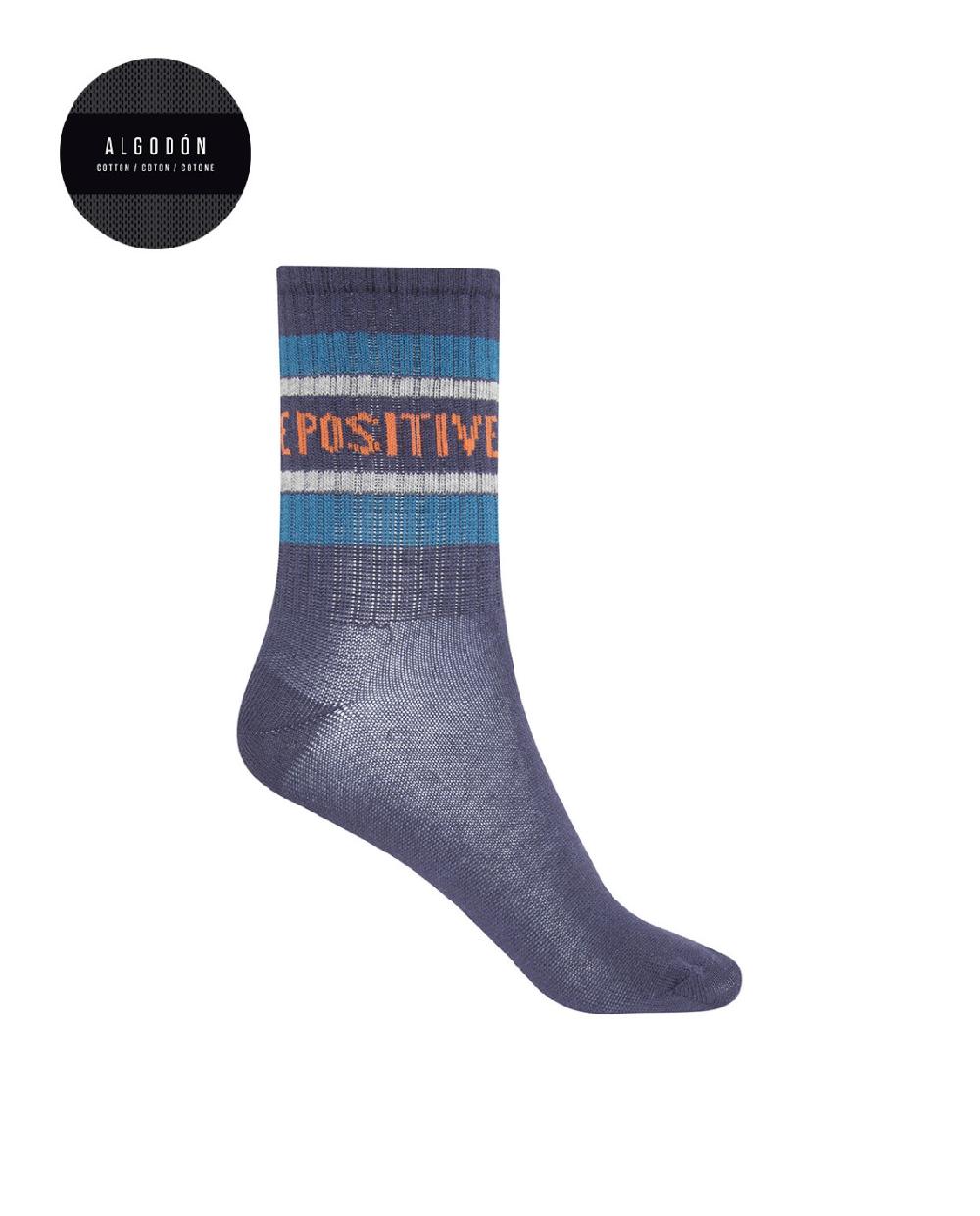 punto blanco Pack de 2 calcetines de algodón fantasía - puño americano Rebajas top