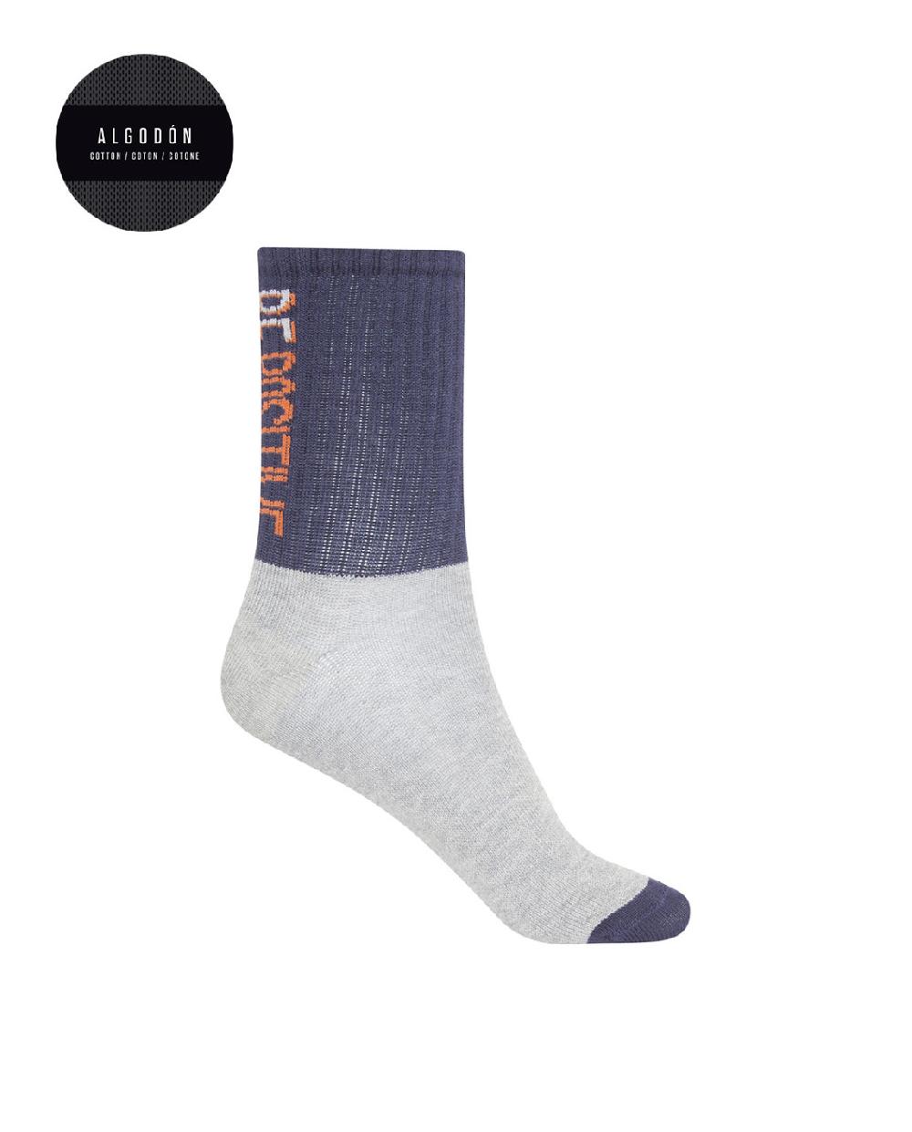punto blanco Pack de 2 calcetines de algodón fantasía - puño americano Rebajas top
