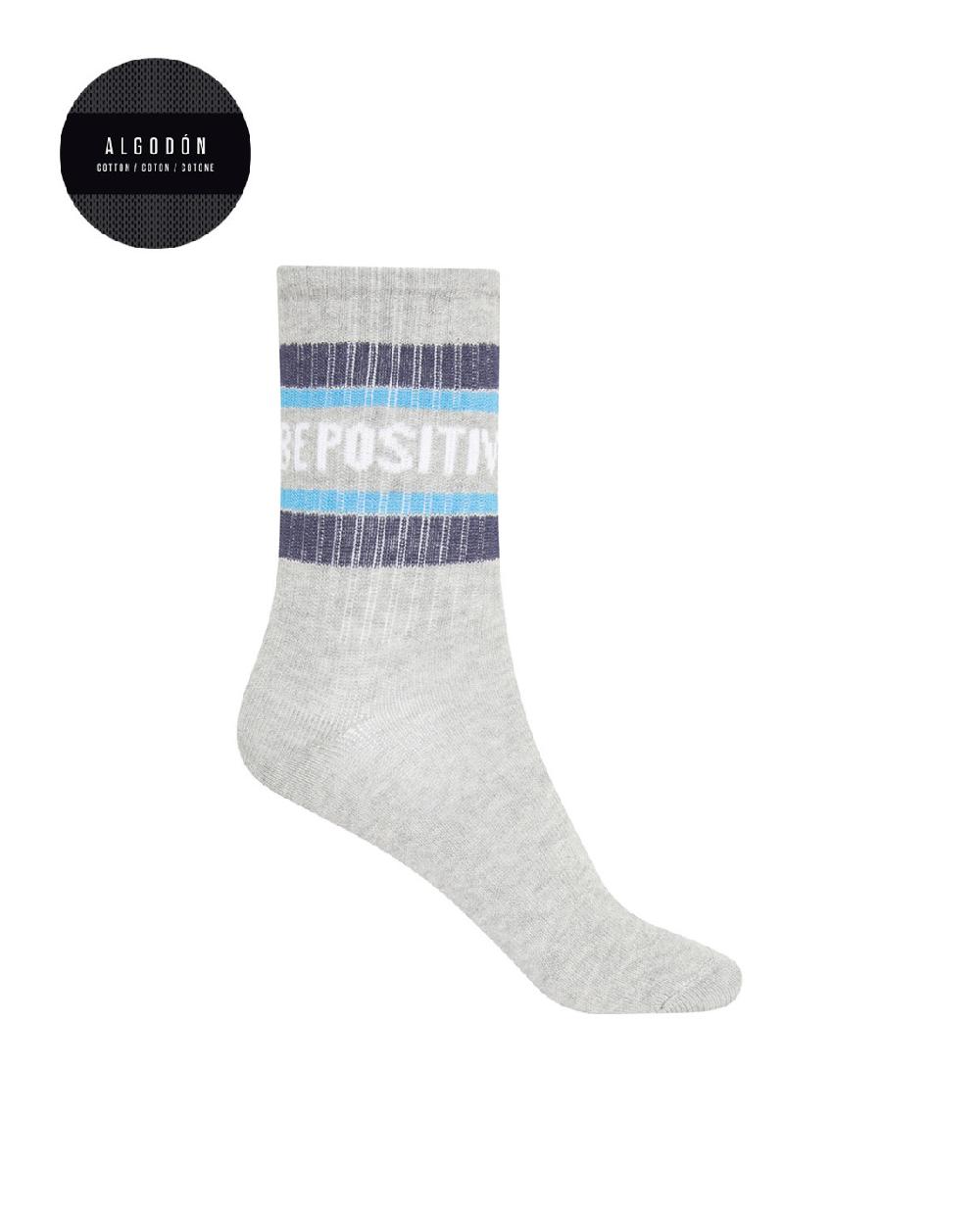 punto blanco Pack de 2 calcetines de algodón fantasía - puño americano Envío gratis