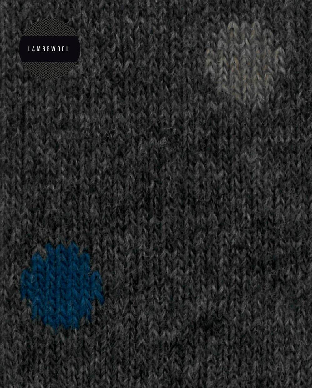 punto blanco Calcetines de lambswool - lunares - puño roulé Grandes ahorros