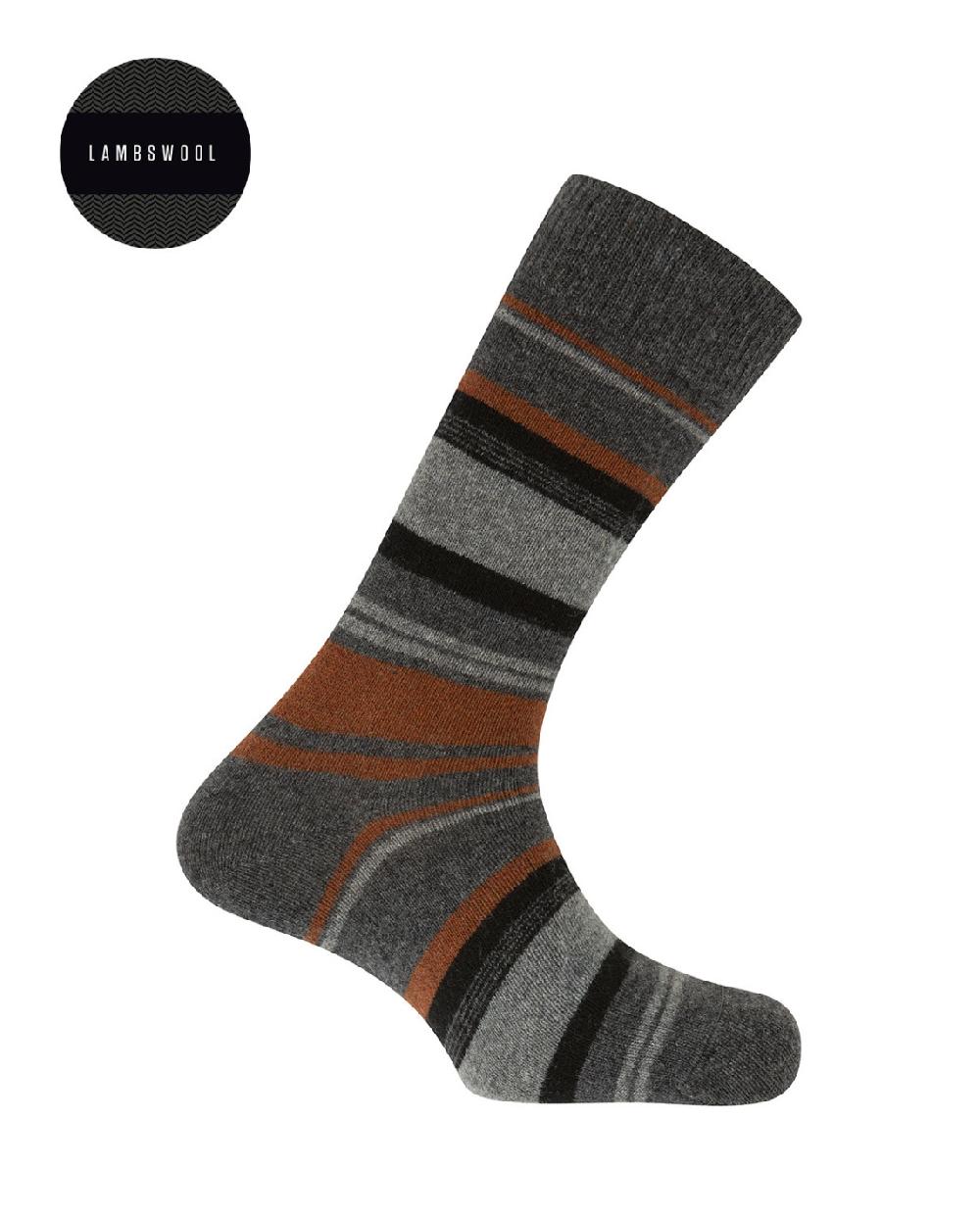 punto blanco Calcetines de lambswool - listado