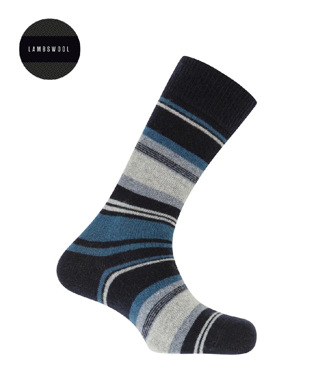 punto blanco Calcetines de lambswool - listado
