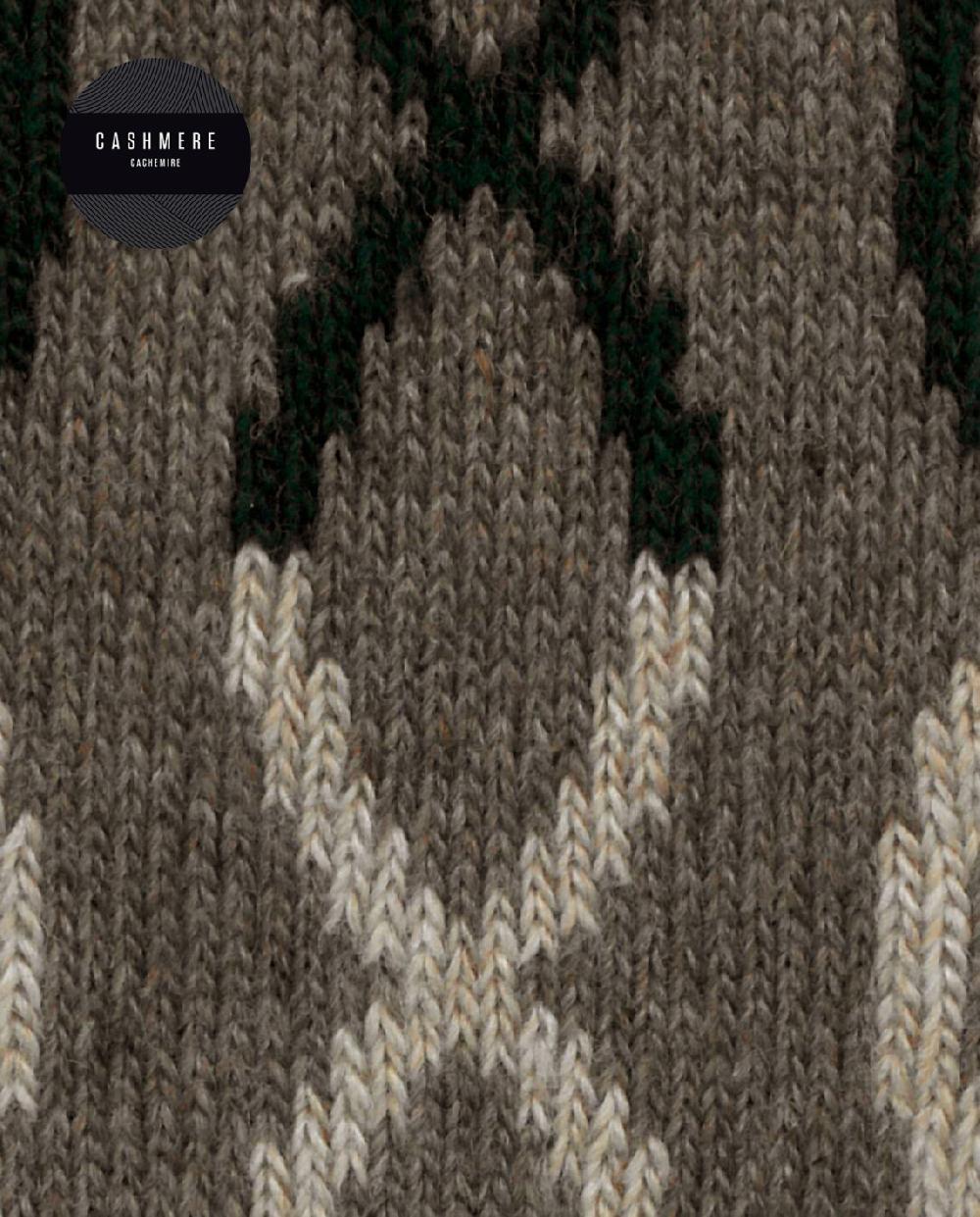 punto blanco Calcetines de cashmere/lana - círculos En oferta