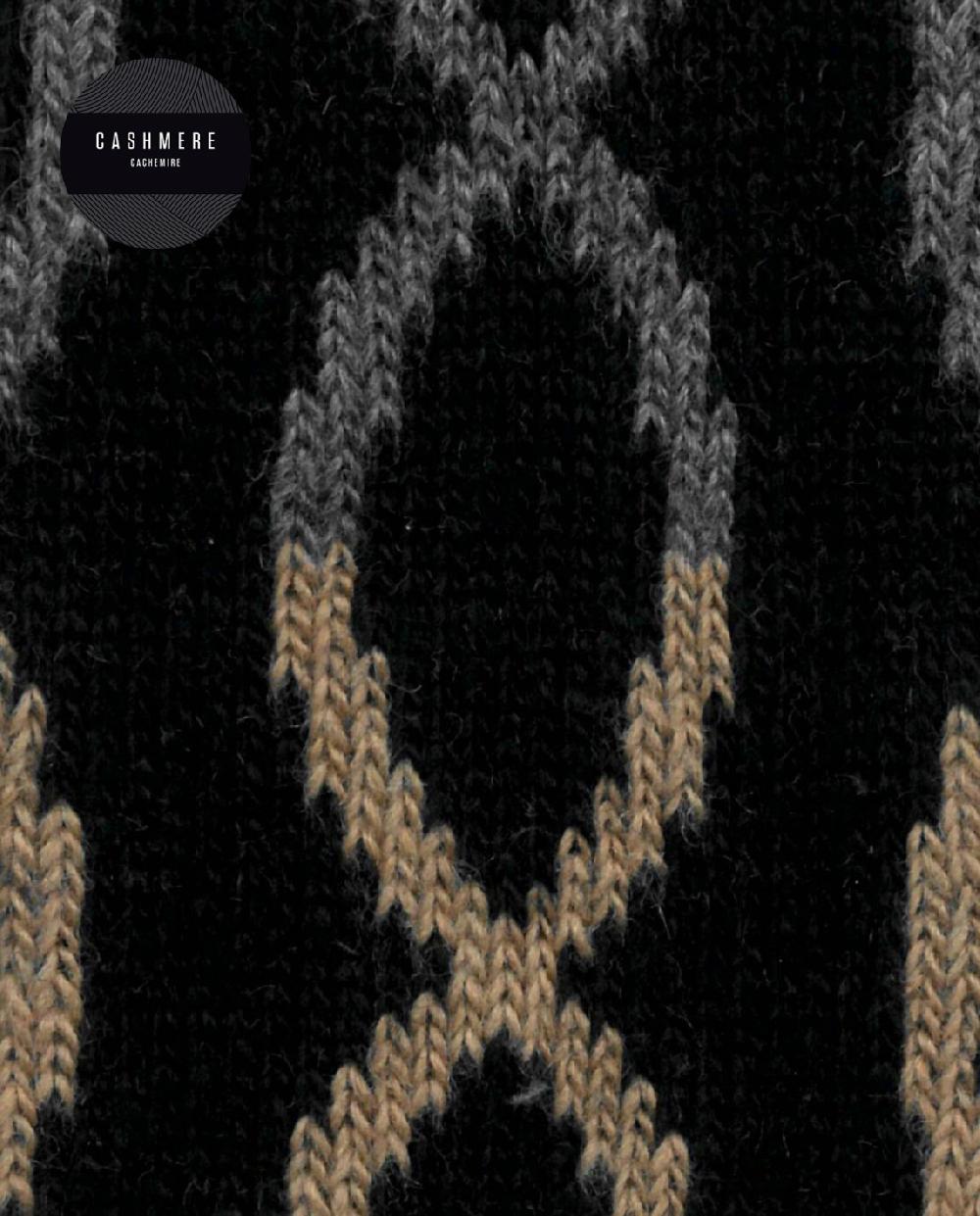 punto blanco Calcetines de cashmere/lana - círculos Rebajas de fábrica