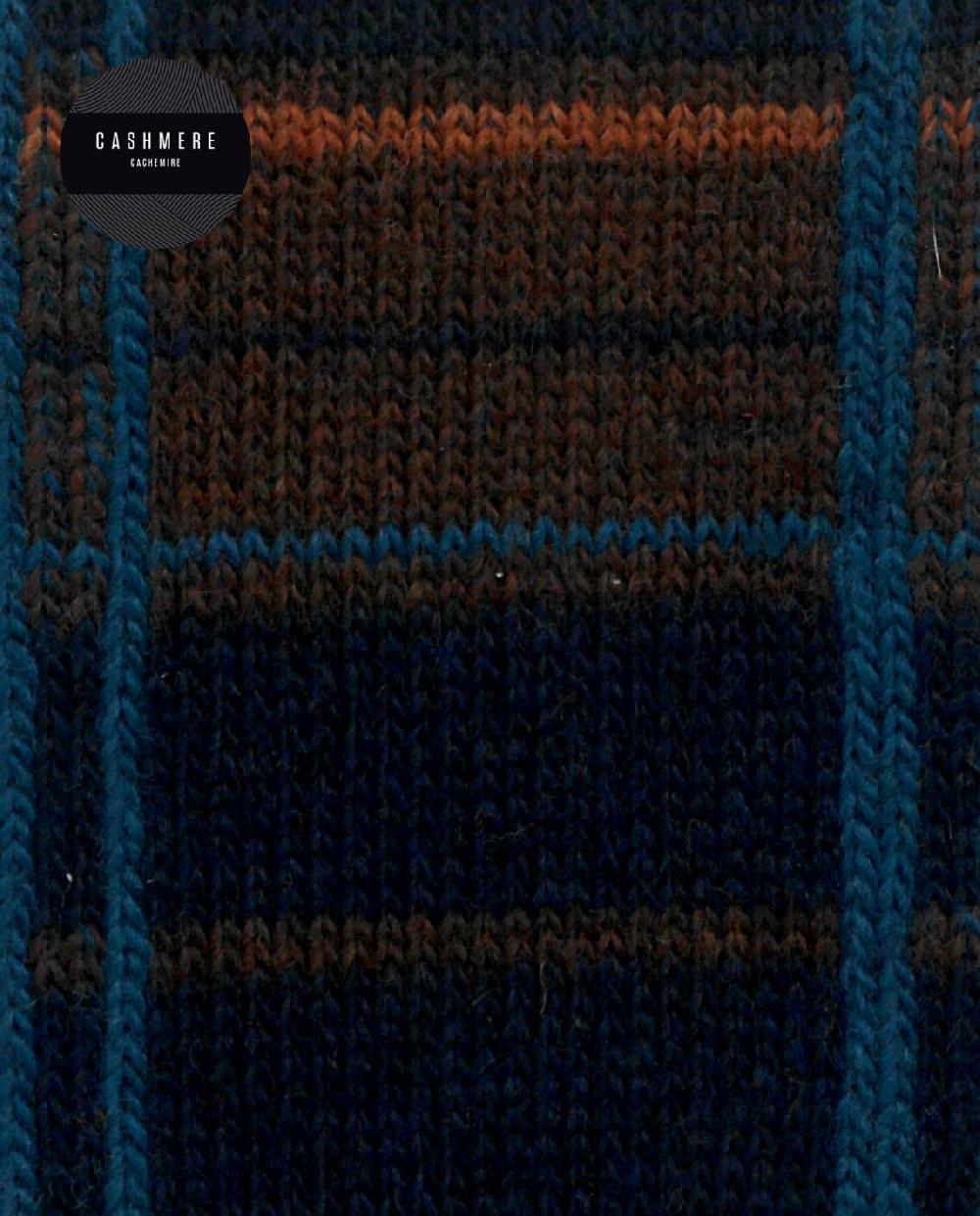 punto blanco Calcetines de cashmere/lana - cuadros Mejor oferta
