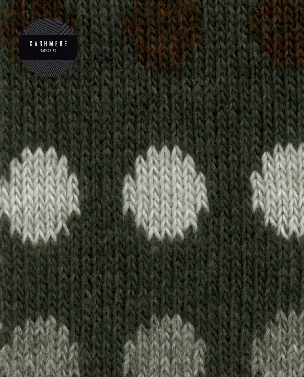 punto blanco Calcetines de cashmere/lana - lunares ÚLTIMAS EDICIONES