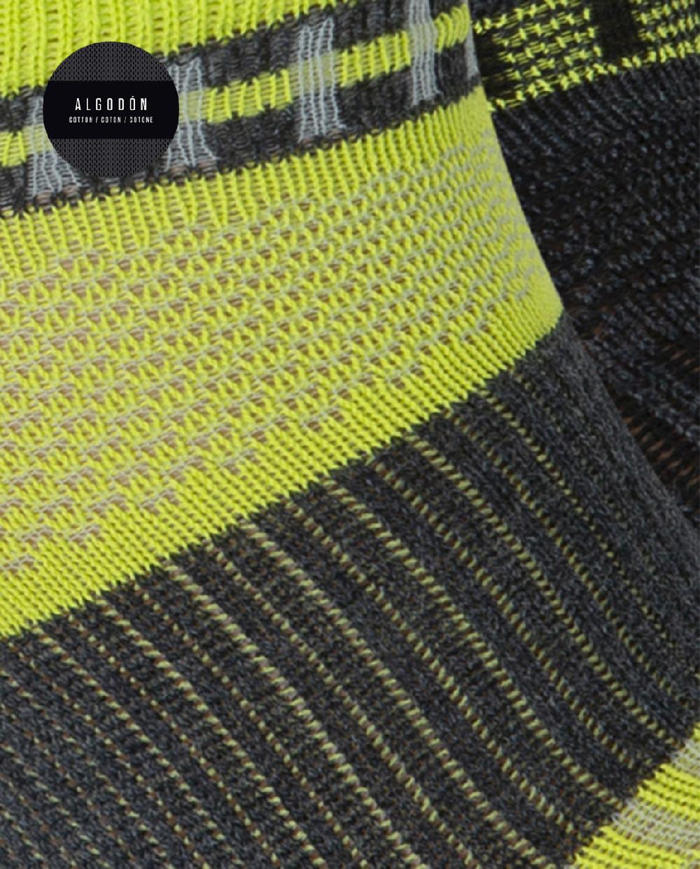 punto blanco Pack de 2 calcetines de algodón deportivos - rayas Outlet online
