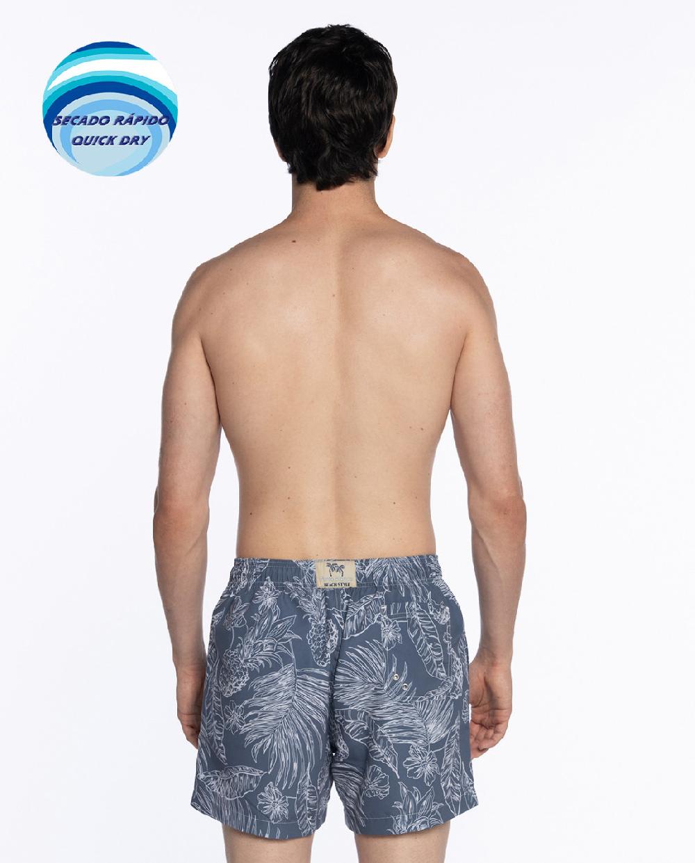 punto blanco Short estampado Brasil. Paradise Venta caliente