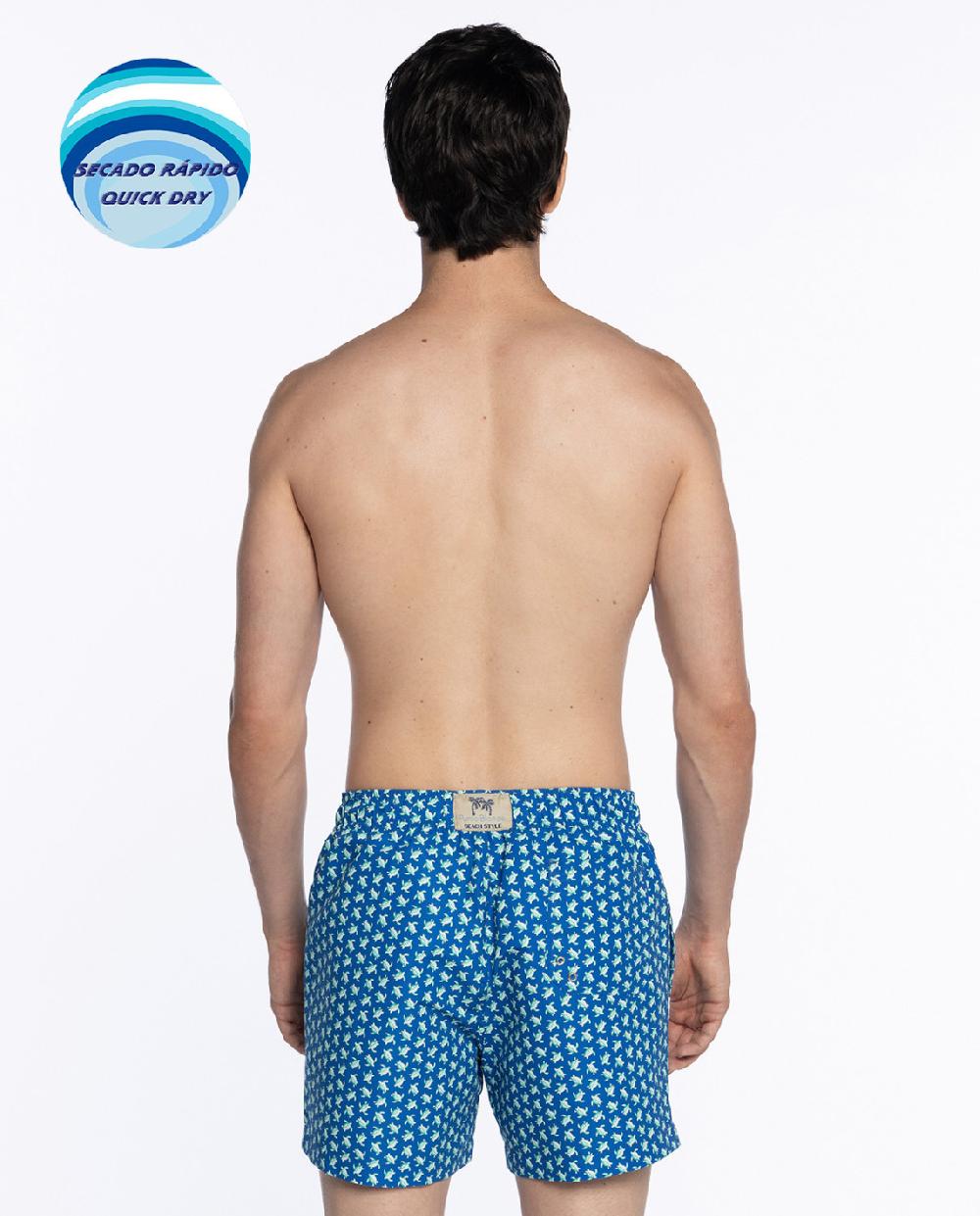 punto blanco Short estampado de tortugas. Paradise En oferta