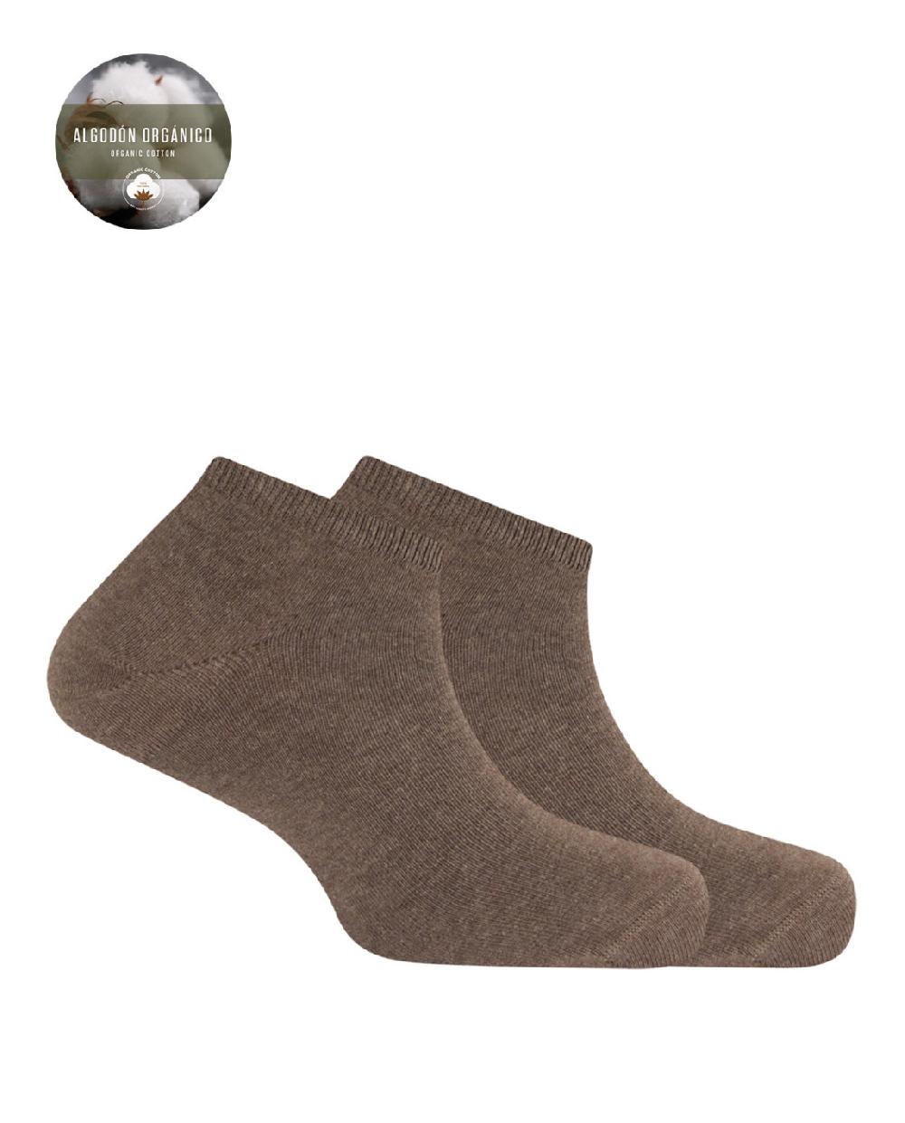punto blanco Pack de 2 calcetines de algodón orgánico lisos