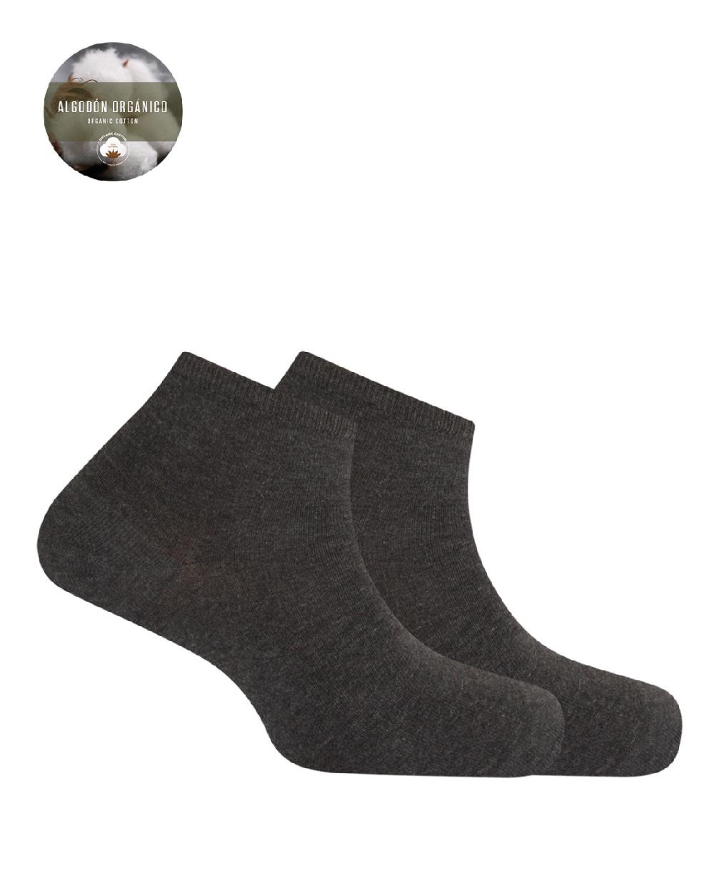 punto blanco Pack de 2 calcetines de algodón orgánico lisos