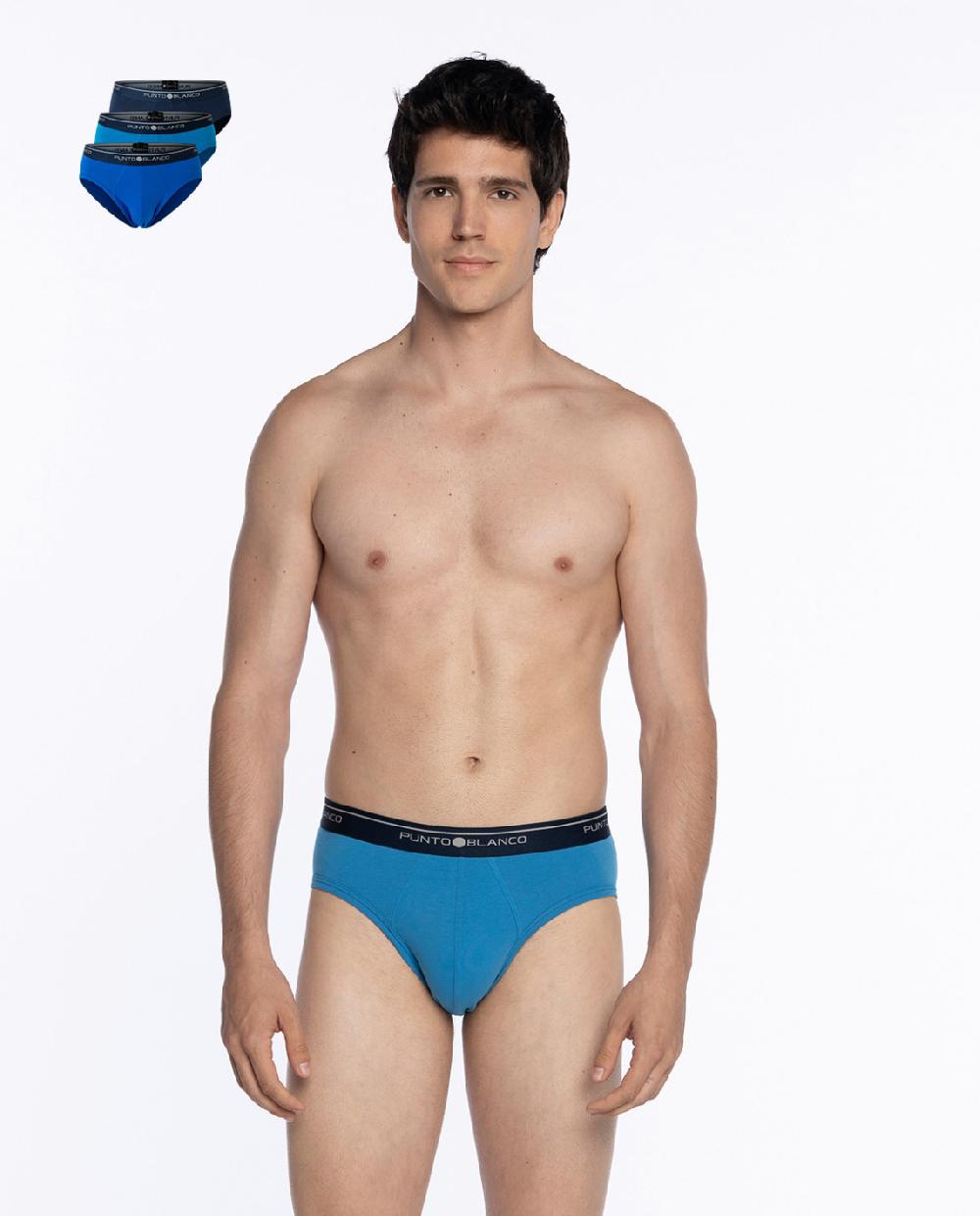 punto blanco Pack de 3 Slips Basix Precio de fábrica