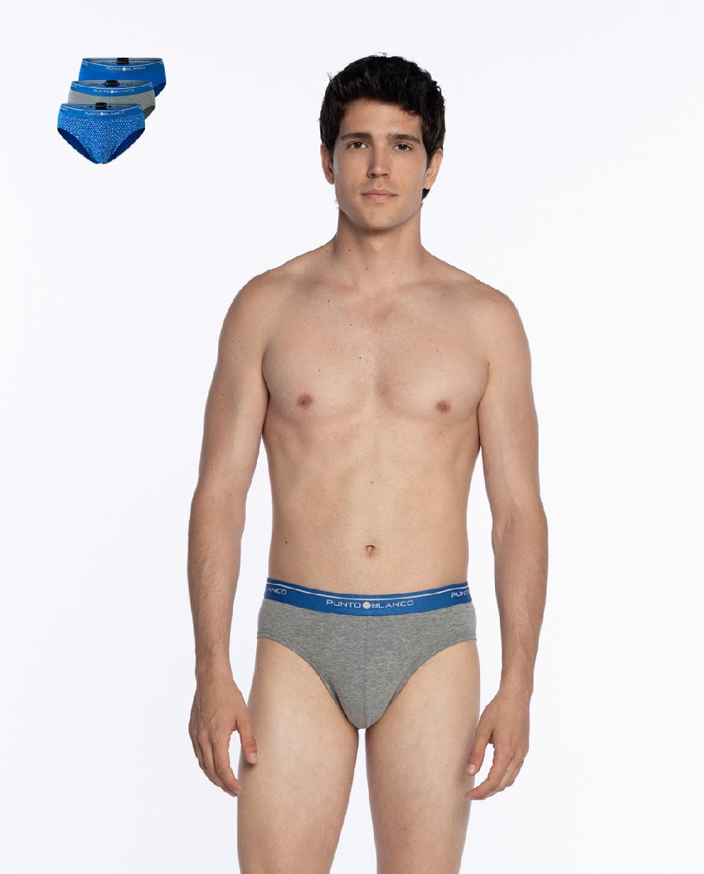 punto blanco Pack de 3 Slips Basix Oferta especial de fábrica