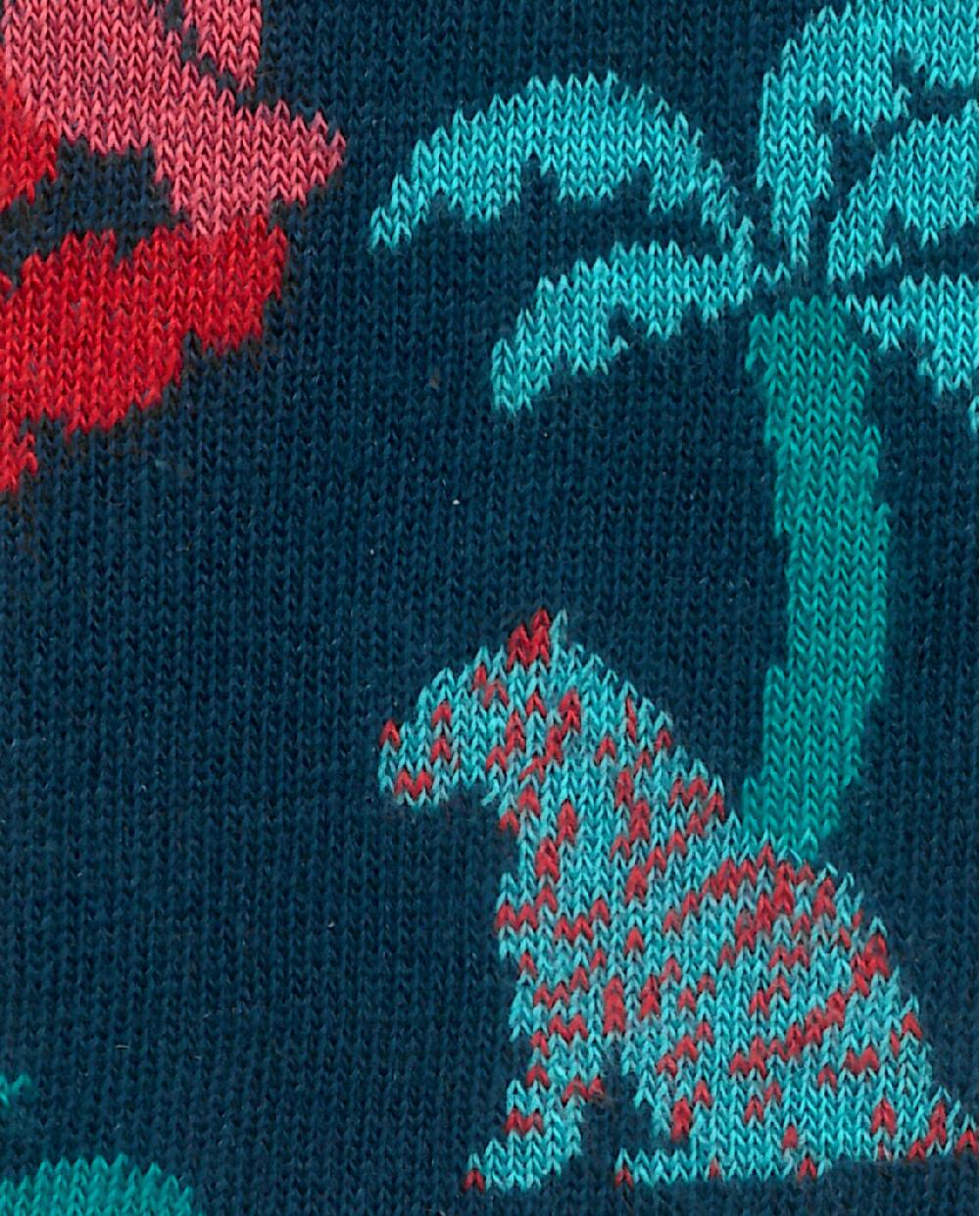 punto blanco Calcetines de algodón - tropical Última moda