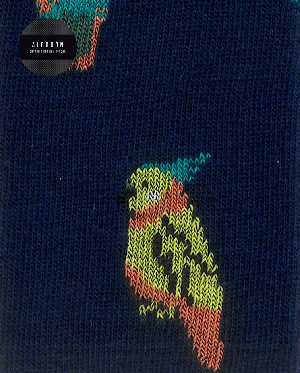 punto blanco Calcetines de algodón - aves tropicales Ofertas especiales