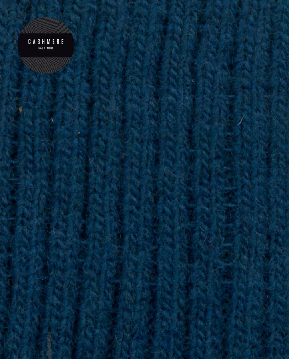 punto blanco Calcetines de cashmere/lana - con canalé Rebajas baratas