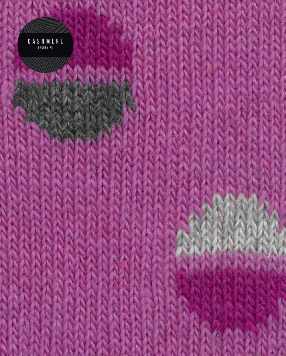 punto blanco Calcetines de cashmere/lana - lunares Oferta especial