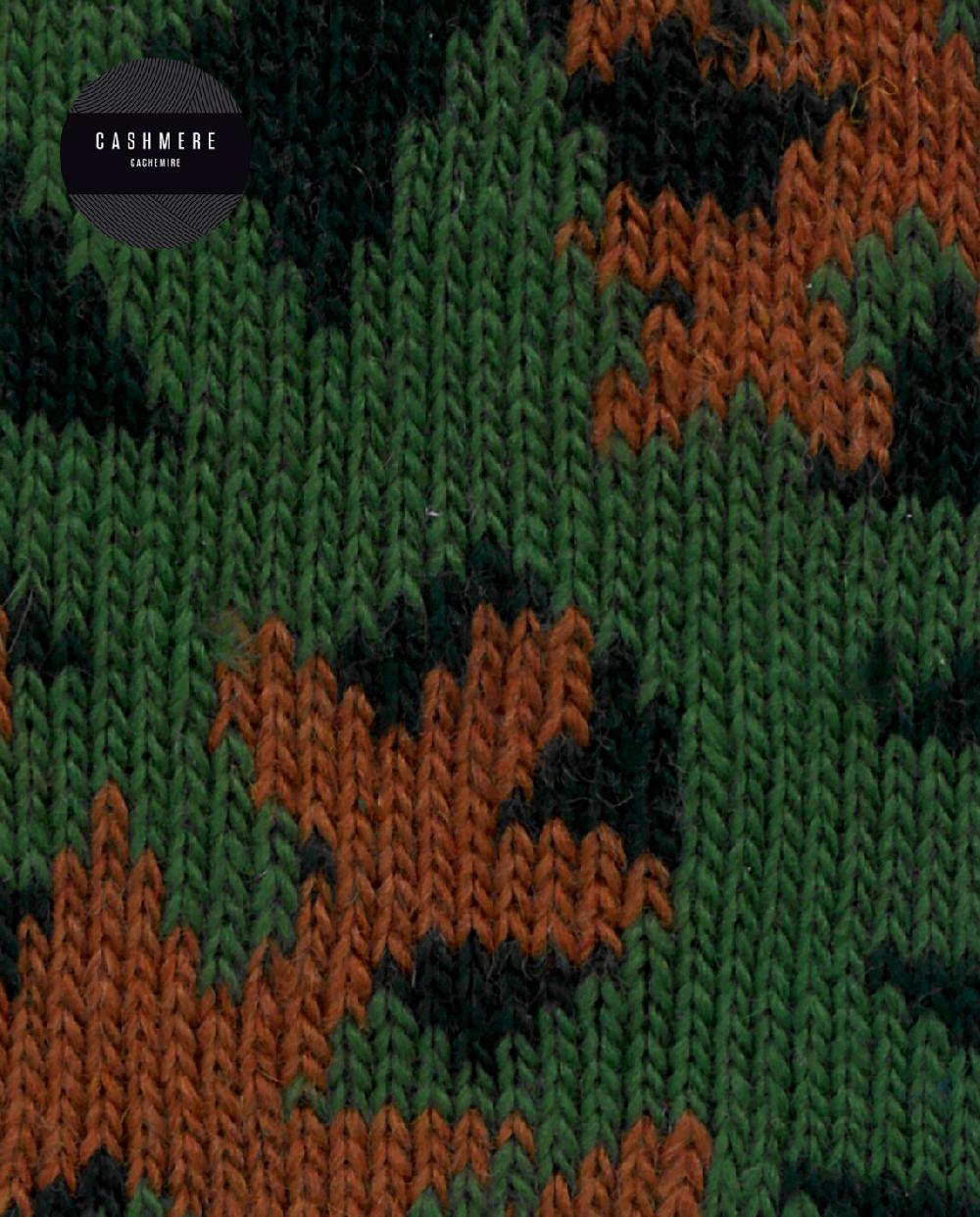 punto blanco Calcetines de cashmere/lana - flores de nieve - puño roulé Últimos 3 días