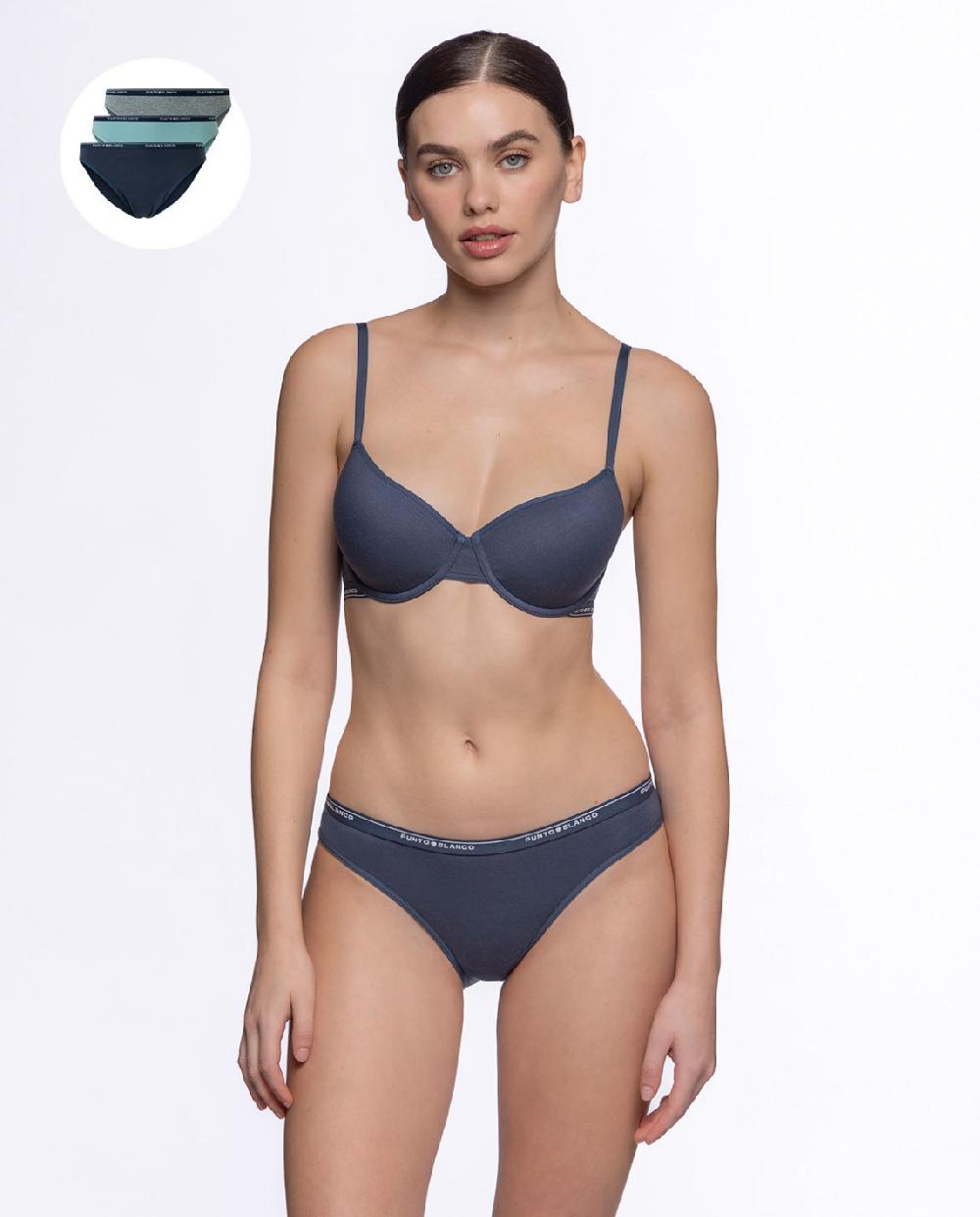 punto blanco Pack Brief Basix Descuento por venta flash