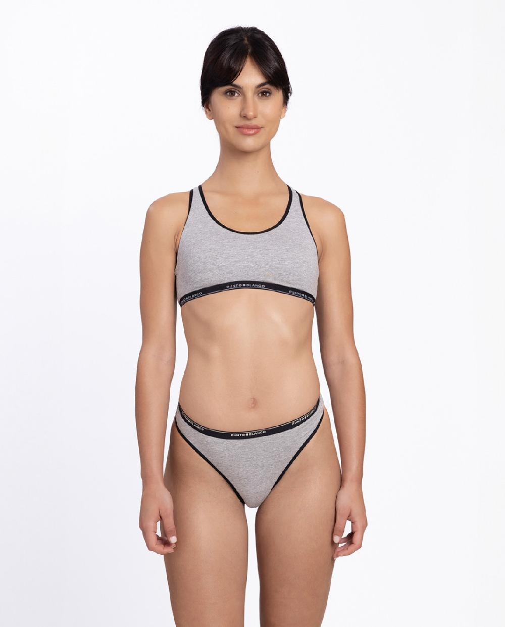 punto blanco Top deportivo Basix En oferta