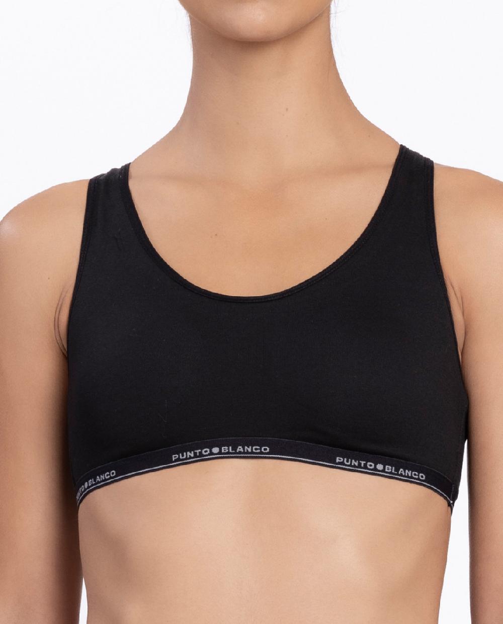 punto blanco Top deportivo Basix Gran oferta