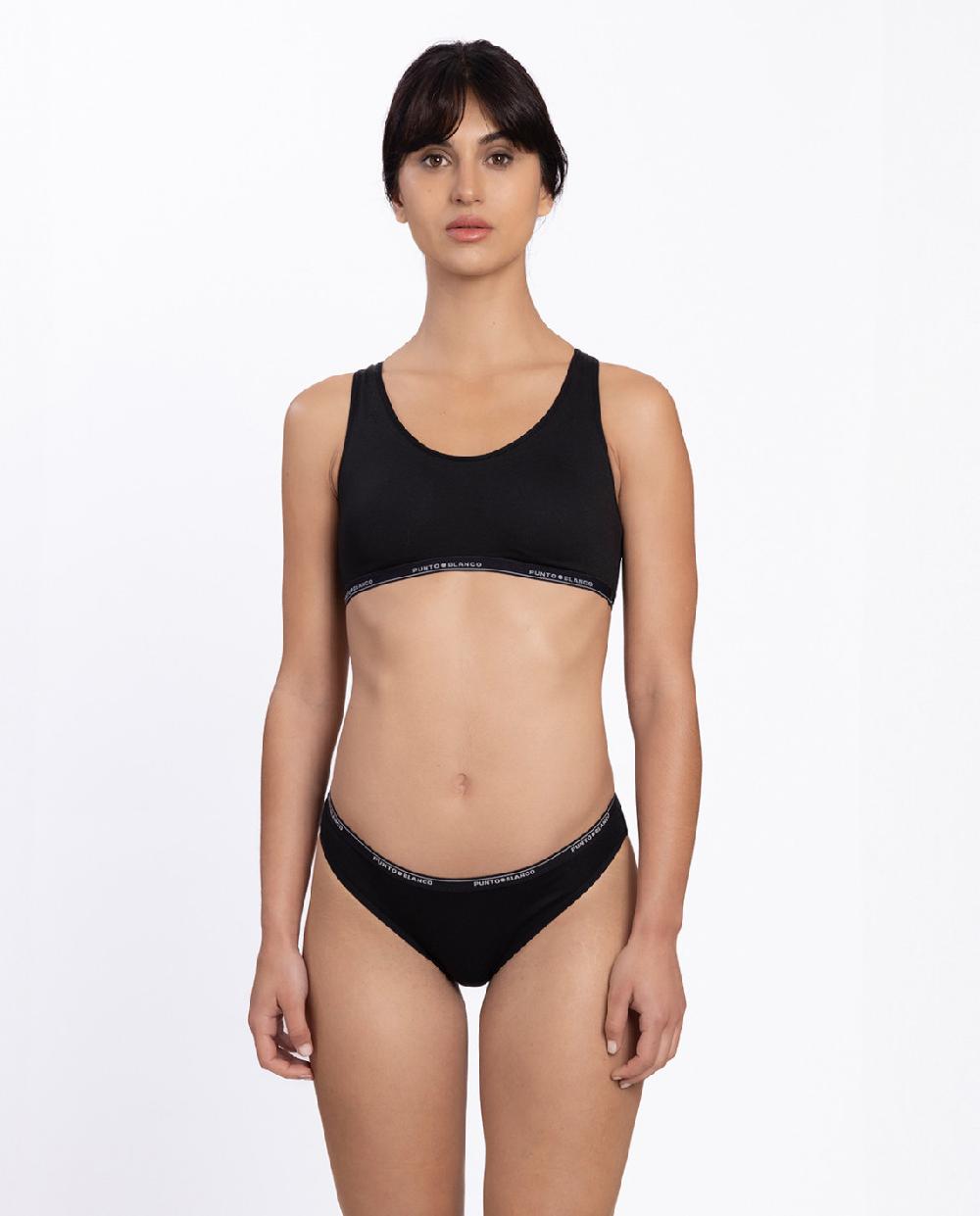 punto blanco Top deportivo Basix Gran oferta