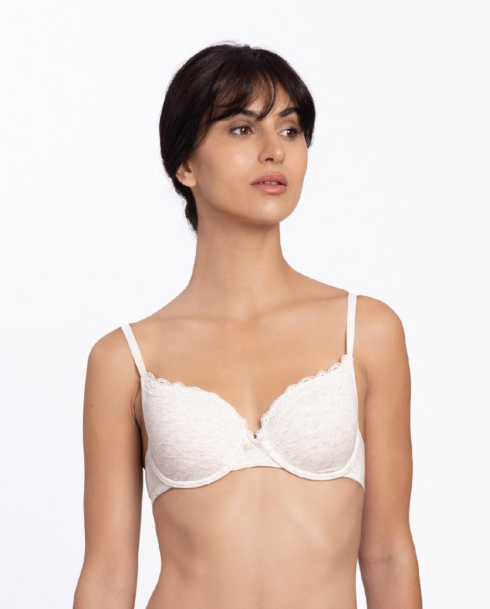 punto blanco Sujetador con relleno Urban Lace