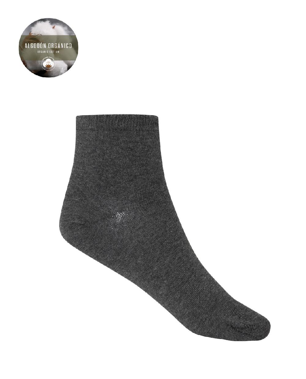 punto blanco Pack de 2 calcetines de algodón orgánico lisos