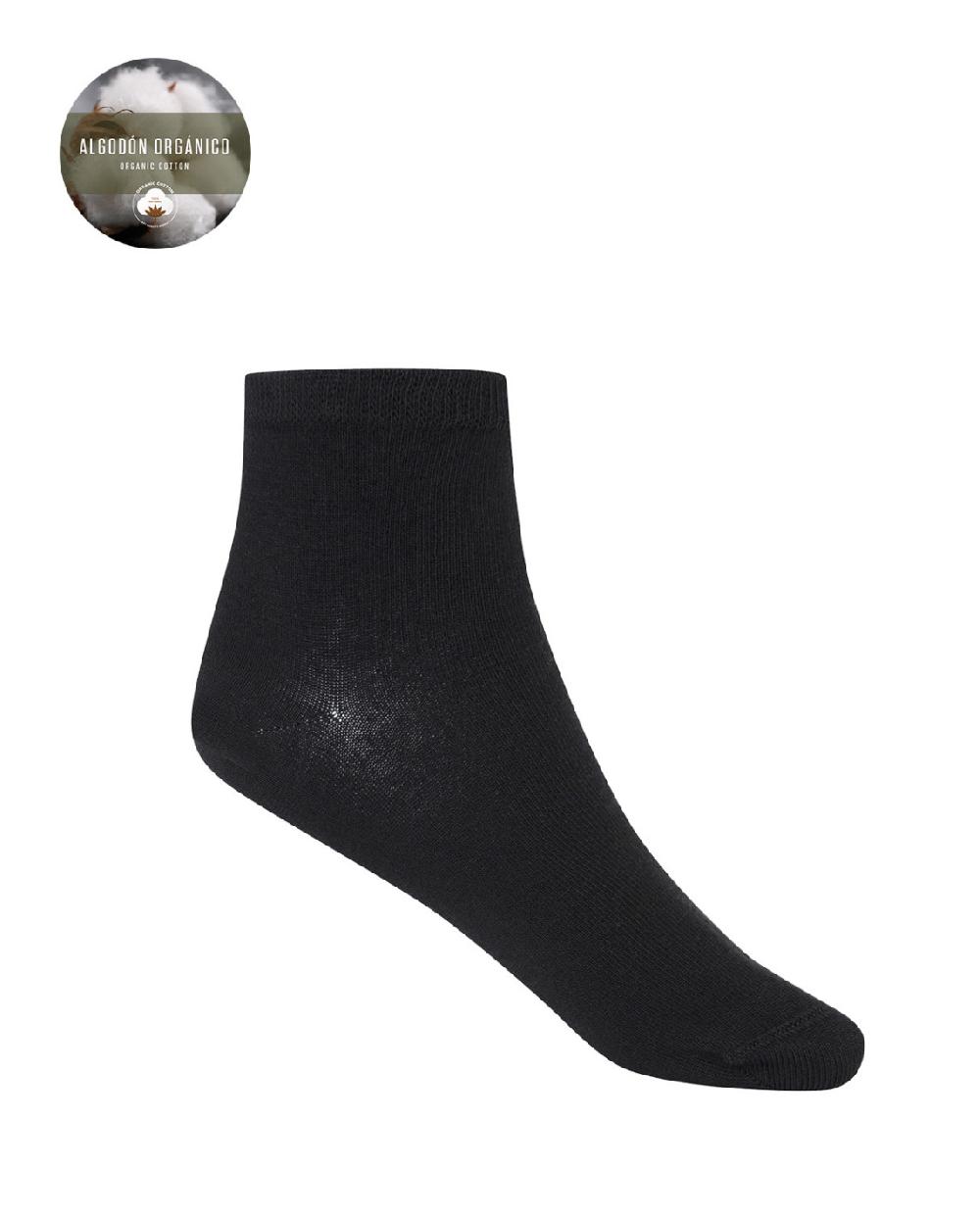 punto blanco Pack de 2 calcetines de algodón orgánico lisos