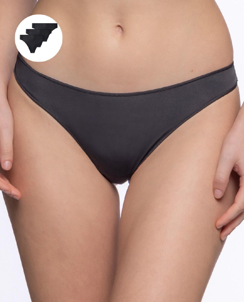 punto blanco Pack 3 tangas Microfibra Undie's Packs Precios de Black Friday